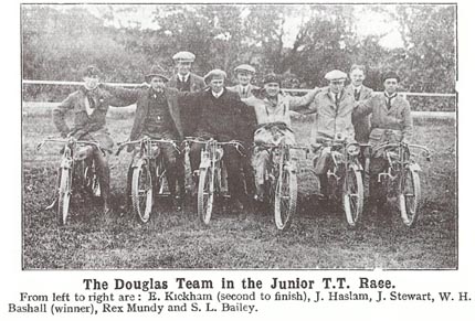 1912 TT Douglas Team
